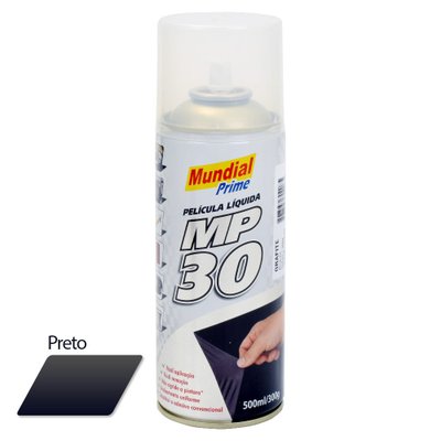 Tinta Película Líquida Mp30 Spray 500ml Envelopamento Preto
