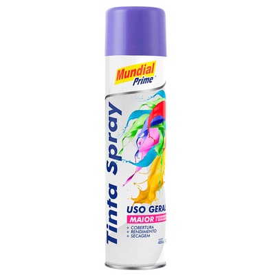 Tinta Spray 400ml Uso Geral Violeta Mundial Prime