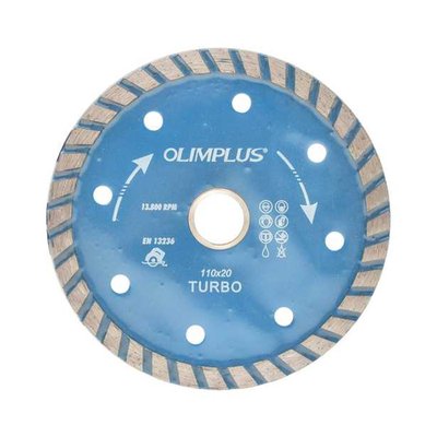 Disco Diamantado BomCorte 4.3/8'' Olimplus - Turbo