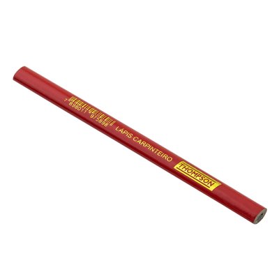 Lápis de Madeira Vermelho para Carpinteiro / Marceneiro Caixa com 72 peças Thompson