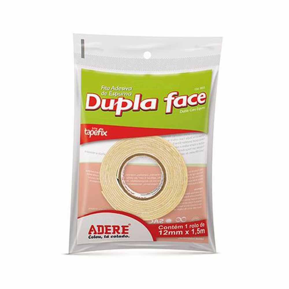 Fita Dupla Face Papel 19mm X 30m Adere