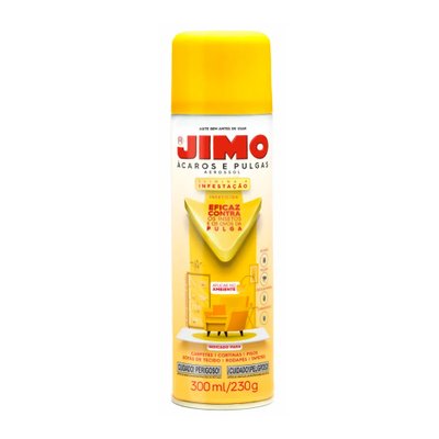 Jimo Aerossol 300 ml para Combate de Ácaros e Pulgas