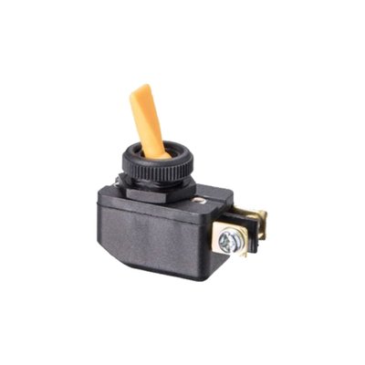 Interruptor de Alavanca Plástica Amarela 6A Atuador ‘’A’’ Unipolar CS-301D MarGirius