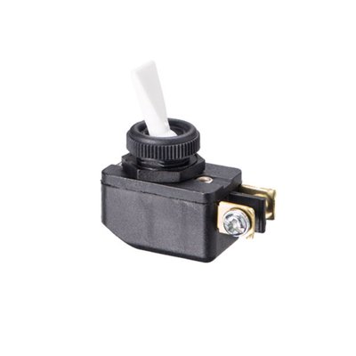 Interruptor de Alavanca Plástica Branca 6A Atuador ‘’A’’ Unipolar CS-301D MarGirius