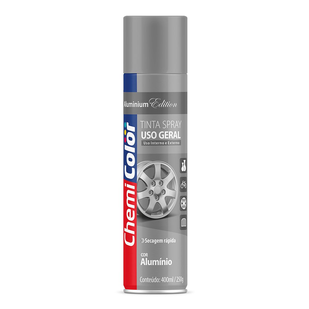 Tinta Spray Uso Geral 400ml/250g Azul Escuro Chemicolor